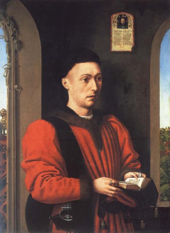 Petrus Christus Portrait of a young man oil painting image